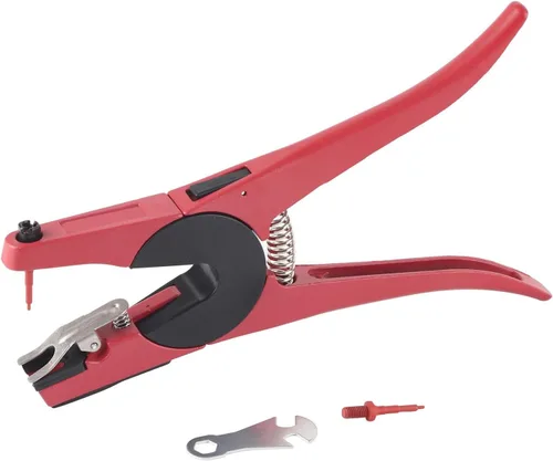 Animal Ear Tag Alicates Aplicador Puncher Tagger Herramienta para Ganado Cerdos Ovejas Cabras Ganado Vacas Mango antideslizante Diseño ergonómico