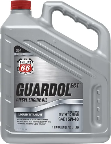 1077869 Aceite de motor diesel (Guardol ECT-API CK-4 con titanio líquido 15W40-1 galón), 128 onzas líquidas, 1 paquete