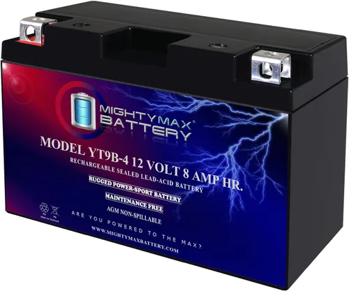 Vista 11 de Mighty Max Batería YT4B-BS - 12 V 2.3 AH, 25 CCA, Batería SLA AGM para Motocicleta Recargable Libre de Mantenimiento