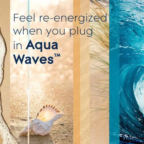 Vista 4 de Glade PlugIns - Recambios de ambientador, aceites perfumados y esenciales para el hogar y el baño, Aqua Waves, 6.7 onzas líquidas, 10