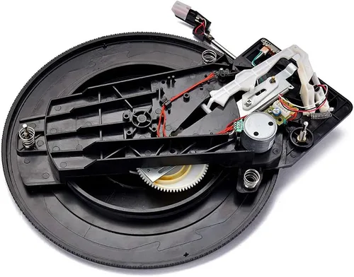 Vista 3 de Tocadiscos de vinilo vintage Lp con lápiz capacitivo fonógrafo para accesorios de audio y video