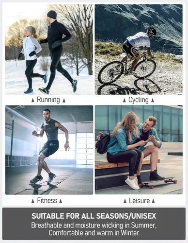 Vista 6 de Airacker Ankle Athletic Running Socks Cushioned Breathable Low Cut Sports Tab Socks for Men and Women (6 Pairs)