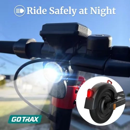 Vista 5 de Gotrax ECLIPSE Electric Scooter for Adults, 10" Solid Tire, Max 28 Mile Range, 500w Motor up to 20Mph w/Electric Code Lock, High-Strength Aluminum
