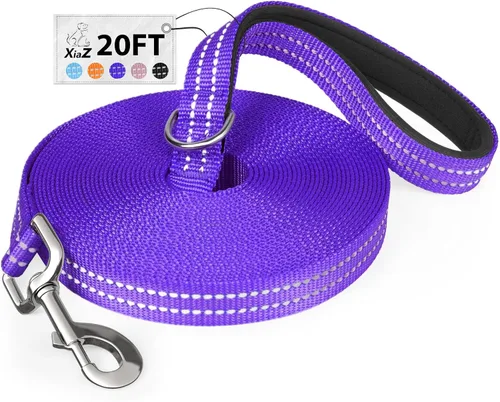 Vista 30 de Correa Larga para Perros XiaZ Correas de Entrenamiento 10/15/20/30/50/100 pies Correa Larga para Perros 30 pies Correa de Entrenamiento