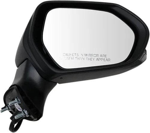 Vista 147 de TRQ Cubierta cromada del espejo manual del lado del pasajero, acabado liso para Volvo VNL 2004-2014
