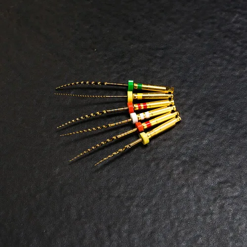 Vista 4 de SNAWOP Archivos rotativos para endodoncia dental, 6 unidades, X3-Pro Glod Taper Endo Root Canal (21MM surtido)