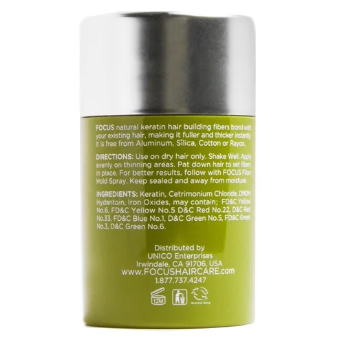 Vista 9 de Fibras capilares para adelgazar el cabello, espray de proteína de queratina natural para engrosar el cabello, fibras capilares para cabello
