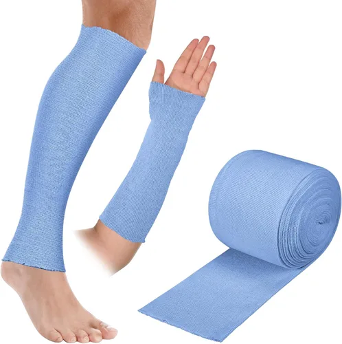 Vista 11 de Nuanchu Vendaje Elástico Tubular de Algodón Tipo Calcetín Rollo de Manga para Yeso Vendajes de Tubo Elástico Calcetín Cómodo para Yeso para Brazo