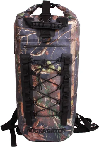 Vista 4 de Rockagator Mochila impermeable - Serie HYDRIC Bolsa flotante a prueba de agua River Pack, Camuflaje, 25 L, Mochila