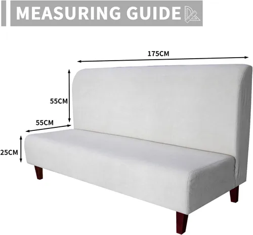 Vista 7 de Easy-Going Funda 100% Impermeable para Futón, Funda de Sofá Impermeable Doble para Futón, Funda de Sofá Jacquard Elástica, Protector de Muebles a