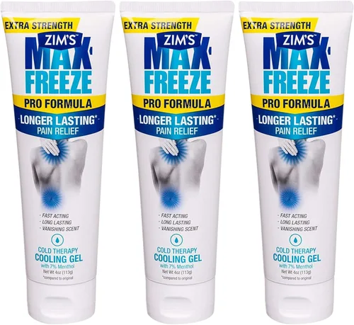 Zim's Max - Gel de fórmula Freeze Pro, 4 onzas (paquete de 3)