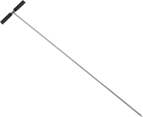 Vista 7 de Stainless Steel Soil Probe Rod Adjustable Ground Probe 32 to 48 Inch Septic Tank Locator Tool for Underground Pipes and Utilities Durable Rust Heavy