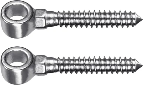 Vista 17 de Insaga Bisagras de puerta, bisagra de puerta de madera de acero inoxidable 304, bisagras de gancho y ojal M12, gancho de perno de puerta de rosca