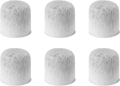 6 filtros de agua de carbón de repuesto para cafetera programable Farberware de 5 tazas Parte 103743-F por NISPIRA