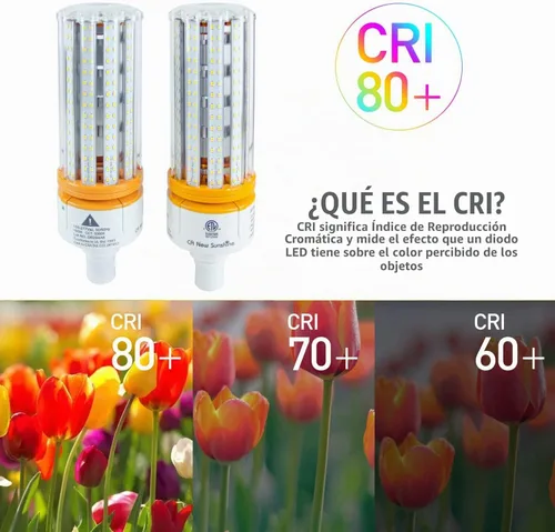 Vista 5 de Bombilla LED tipo mazorca equivalente a 1000 vatios, bombillas LED tipo mazorca de 15000 lúmenes, 5000 K, luz blanca diurna, base E26/E39 media