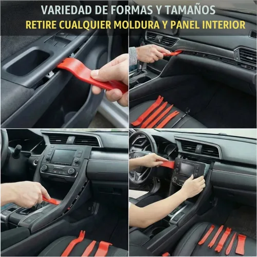 Vista 2 de Juego de herramientas de extracción de recorte automático (sin kit de herramientas de palanca de plástico para rayas) – Kit de herramientas