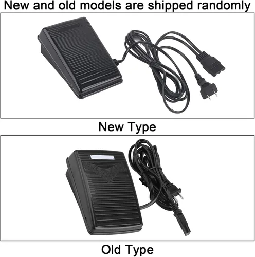 Vista 9 de Pedal de control de pie, pedal de control de pie universal para máquina de coser para el hogar con cable de alimentación de repuesto para JANOME2049