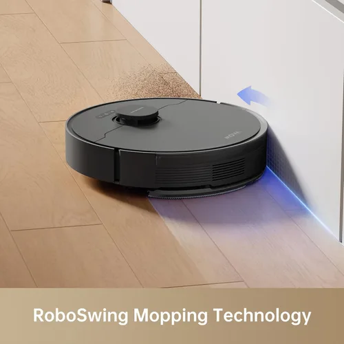 Vista 4 de Mova S10 Aspiradora Robot con succión de 7000 Pa, tiempo de funcionamiento de 260 minutos, cepillo elevable, aspiradora robótica de carga automática