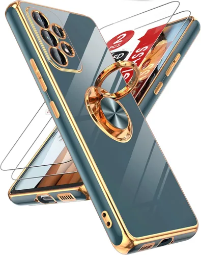 Vista 22 de LeYi Funda para iPhone XR: con Protector de Pantalla de Vidrio Templado [Paquete de 2] Soporte de Anillo Giratorio de 360°, Soporte Magnético