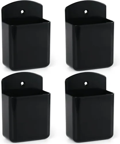 Vista 8 de Soporte de pared para control remoto, 2 piezas, soporte para controlador de TV, soporte remoto autoadhesivo, soporte para bolígrafo de pared