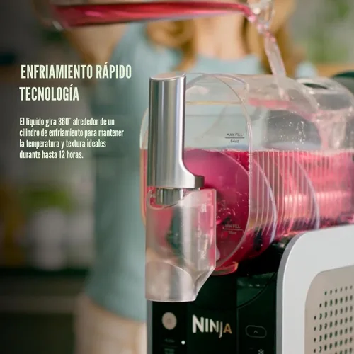 Vista 7 de Ninja SLUSHi con tecnología RapidChill, máquina de bebidas congeladas y granizados de 88 oz, 5 programas preestablecidos, margaritas, frappés y más