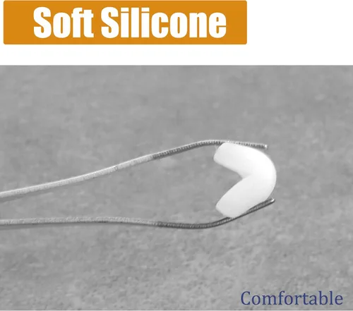 Vista 4 de 5 pares de almohadillas antideslizantes para la nariz, almohadilla de repuesto de silicona suave para gafas, cubierta de marco para lentes de sol