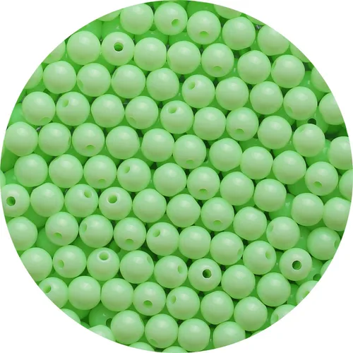 Vista 8 de 1500 cuentas negras redondas acrílicas para pulseras de 0.236 in de plástico, cuentas de colores para hacer joyas, cuentas de resina arcoíris