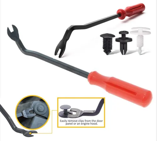 Vista 4 de Kit de herramientas de extracción de moldura automática, herramienta de reparación de automóviles para audio/radio/CD/GPS/desmontaje de puerta, clip