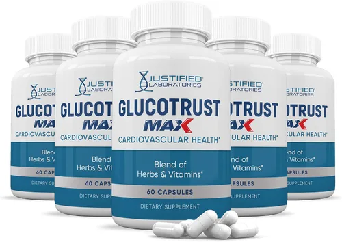 Vista 8 de Justified Laboratories Glucotrust Max 1295MG Formula Suplemento Píldoras 120 Cápsulas (paquete de 2)