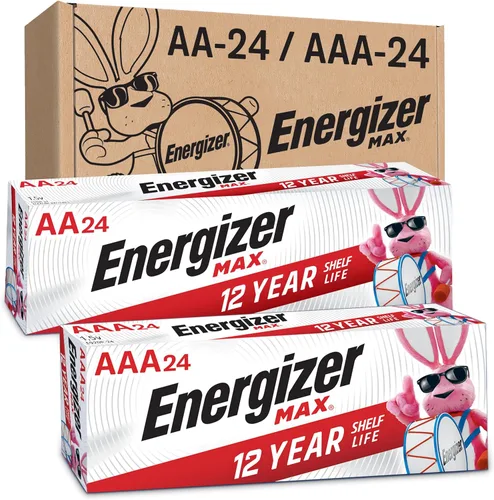 Vista 8 de Energizer - Pilas AA MAX (paquete de 48 unidades), baterías alcalinas doble A