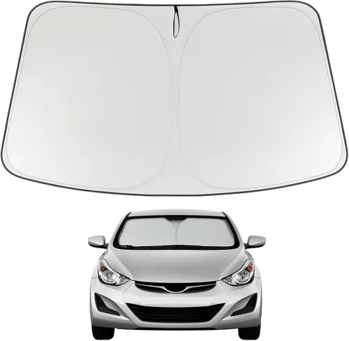 Vista 63 de Proadsy Parasol para parabrisas Rivian R1S 2022-2025 2026 de 4 capas plegable, protector de parasol frontal que bloquea los rayos UV, mantiene