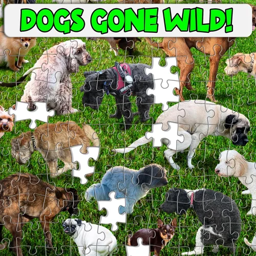 Vista 6 de Funwares Rompecabezas Original de 101 Cachorros – Rompecabezas Divertido de Perros de 500 Piezas – Regalo Divertido para Amantes de los Perros