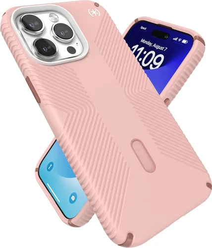 Vista 8 de Speck Funda para iPhone 15 Pro Max – ClickLock con bloqueo antideslizante, diseñada para MagSafe, agarre de protección contra caídas, resistente a
