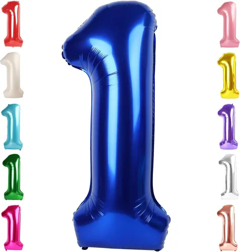 Vista 140 de Globos del números 0 de 40 pulgadas para formar los números 10, 20, 30, 40, 50, 60, 70, 80, 90, 100, para decoración de cumpleaños, bodas, eventos