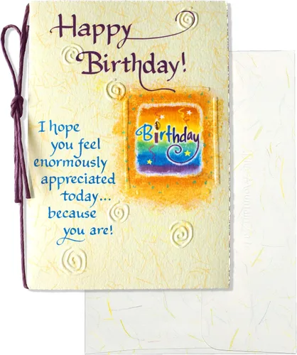 Vista 7 de Tarjeta de cumpleaños de Blue Mountain Arts para ella—Para una mamá, hermana, hija, esposa o amiga (Feliz cumpleaños a una mujer increíble)