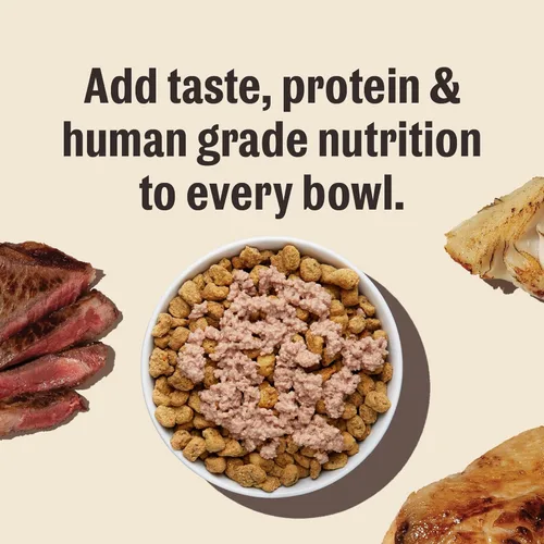 Vista 3 de The Honest Kitchen Refuerzo de comida 99% de carne de res para perros, 5.5 onzas (paquete de 12)