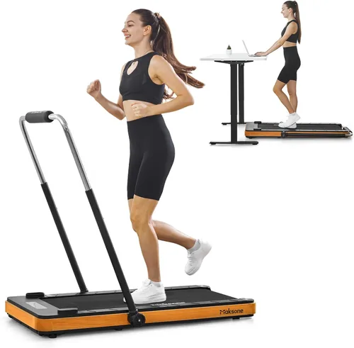 Maksone - Cinta de correr para debajo del escritorio, experto en tapete de madera para caminar, máquina para caminar y hacer footing con control