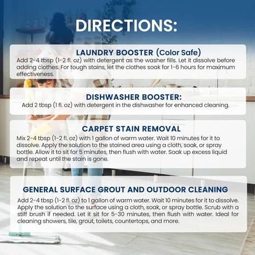 Vista 7 de Polvo de percarbonato de sodio 99% de pureza – blanqueador de oxígeno, limpiador de liberación de peróxido de hidrógeno para lavandería