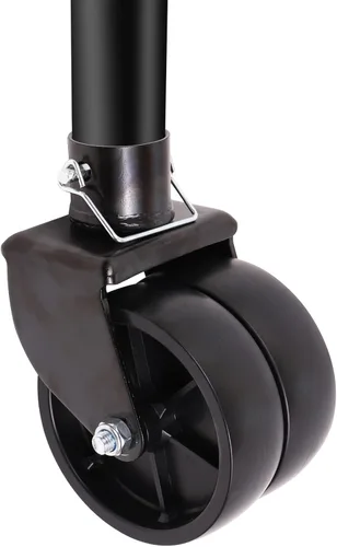 Vista 8 de Rueda de Gato para Remolque con Pasador - Rueda Doble de Gato de 6" Capacidad 2000lbs se Adapta a Cualquier Gato para Mejor Rodamiento en Suelo