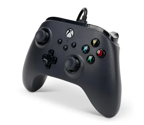 Vista 5 de PowerA Wired Controller for Xbox Series XS - Black, gamepad, video game controller, gaming controller, works with Xbox One and Windows 1011