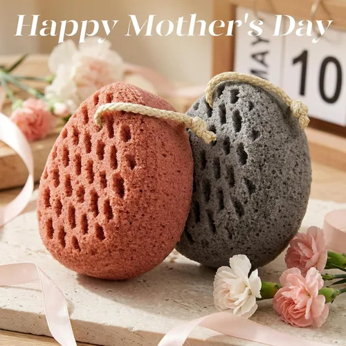 Vista 2 de BAIMEI IcyMe Esponja de baño, esponja de luffa para el cuerpo, esponja de limpieza en forma de pompón para la ducha, esponja de uso en la ducha