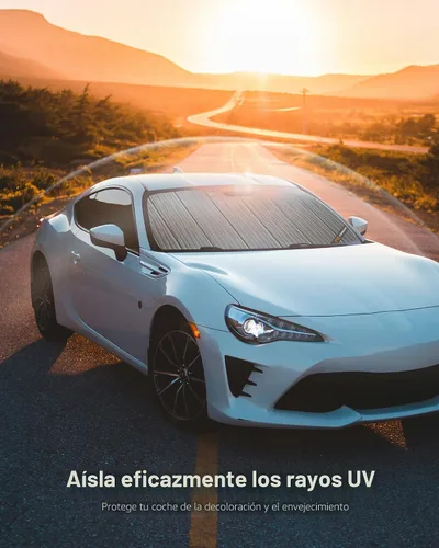 Vista 4 de Pigenius Parasol para parabrisas Honda Civic 2016-2018 (no gira), acabado plateado metálico Brushed Silver