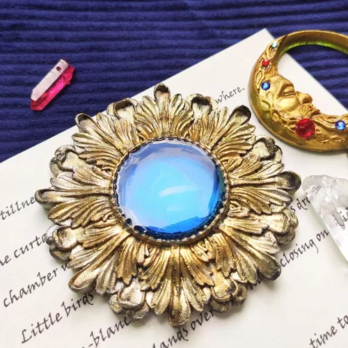 Vista 6 de Celestial Sun Moon Star - Juego de moldes de silicona de resina epoxi para fundición de joyas, decoración de pasteles de fondant, arcilla