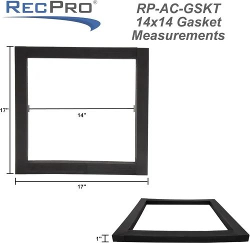 Vista 3 de RecPro Junta universal de aire acondicionado de techo RV de 14 x 14 pulgadas Sello de espuma de celda cerrada para instalación de CA Parte