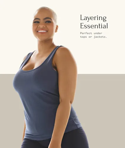 Vista 4 de Felina Camiseta sin mangas de algodón sin costuras para mujer, camiseta de entrenamiento (paquete de 3)