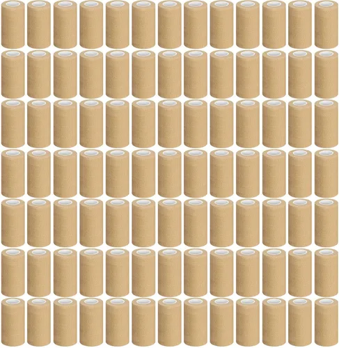 Vista 11 de Treela Paquete de 96 vendajes autoadhesivos de 2 pulgadas x 5 yardas, vendajes cohesivos autoadherentes elásticos atléticos deportivos, cinta 15