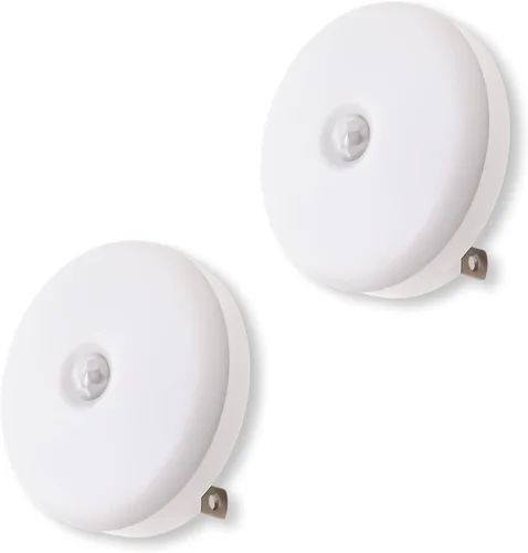 Vista 9 de Luz nocturna LED con sensor de movimiento, luz nocturna con sensor enchufable, luz nocturna de movimiento enchufable a la pared, eficiencia