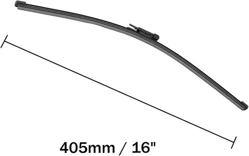 Vista 23 de TOP-VIGOR Juego de limpiaparabrisas trasero de 27.9 cm compatible con Kia Soul 2010 2011 2012 2013 2014 2015 2016 2017, Juego de limpiaparabrisas