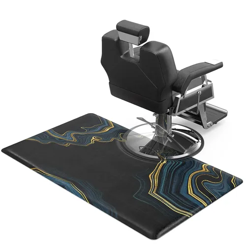 Tapete antifatiga de 3 x 5 x 5/8 pulgadas de grosor para estilista, rectangular, cómodo, para peluquería, debajo de la silla de estilo