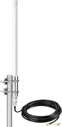 Vista 10 de Bingfu Antena Lora de helio HNT de 915 MHz 3dBi - Cable de baja pérdida ALSR240 de 10 pies - Compatible con Nebra Bobcat 300 Cal-Chip RAK V2